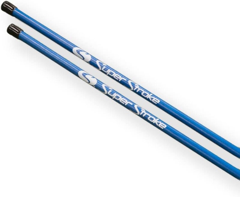 SuperStroke Golf Alignment Sticks 45" Fiberglass Rods, Full Swing Training Aid Kit, Help's with Posture Correction and Shot Accuracy - Image 1